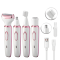 4-in-1 Rechargeable Women's Body Shaver & Trimmer